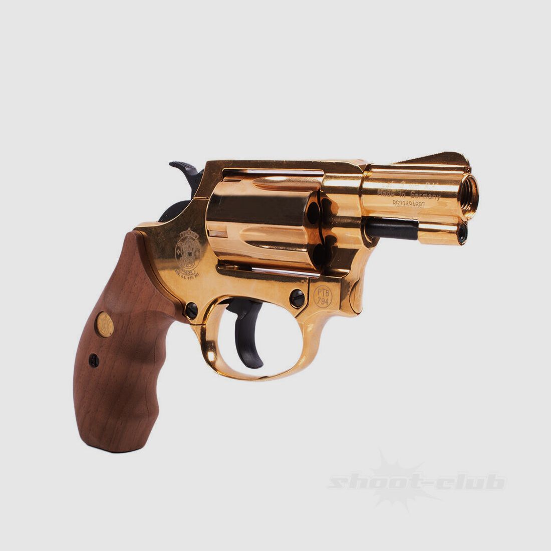 Smith & Wesson Chiefs Special Gold Schreckschuss Revolver 9 mm R.K.