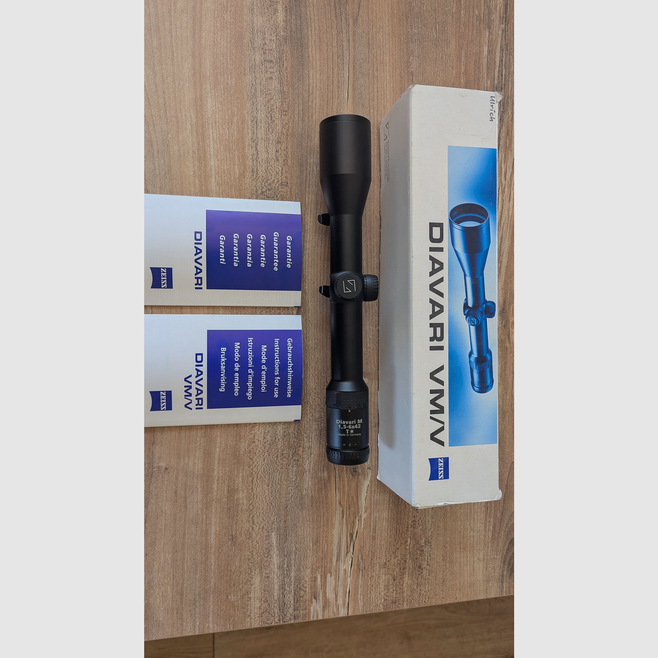 Zeiss Diavari VM 1,5–6x42 T* Zielfernrohr – neuwertig inklusive. Blaser Sattelmontage 