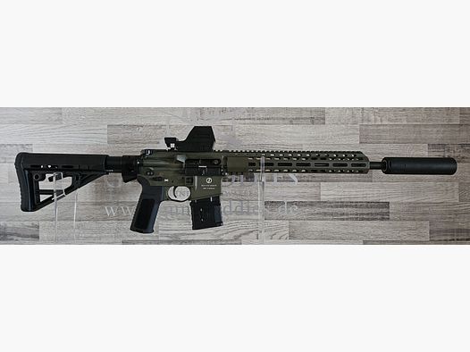 Schmeisser AR-15 M4FL OD Green 14.5" cal. .223Rem. - Complete set - free shipping - new goods from specialist trade