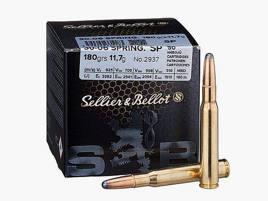 Sellier & Bellot .30-06 Spr. proiettile parziale 11,7g/180grs.