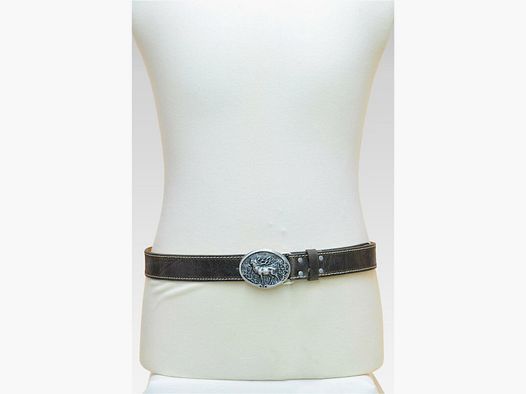 Ceinture pour homme Luise Steinert Hirsch-Schliesse 90 marron