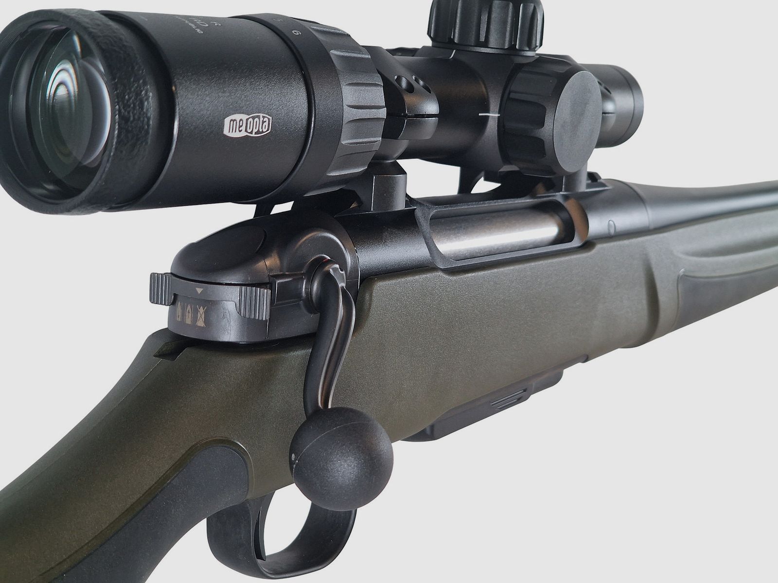Haenel Jäger NXT im Kal. 308 Win mit Schalldämpfer und Drückjagd Glas Meopta 1-6x24 LP