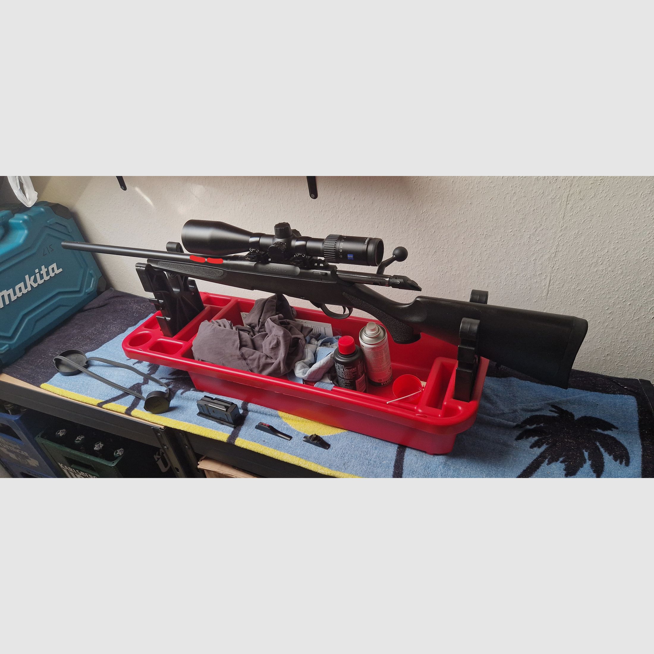 Haenel Jaeger 10 compact in .308 Win mit EAW Spannmontage und Zeiss v4 3-12x56