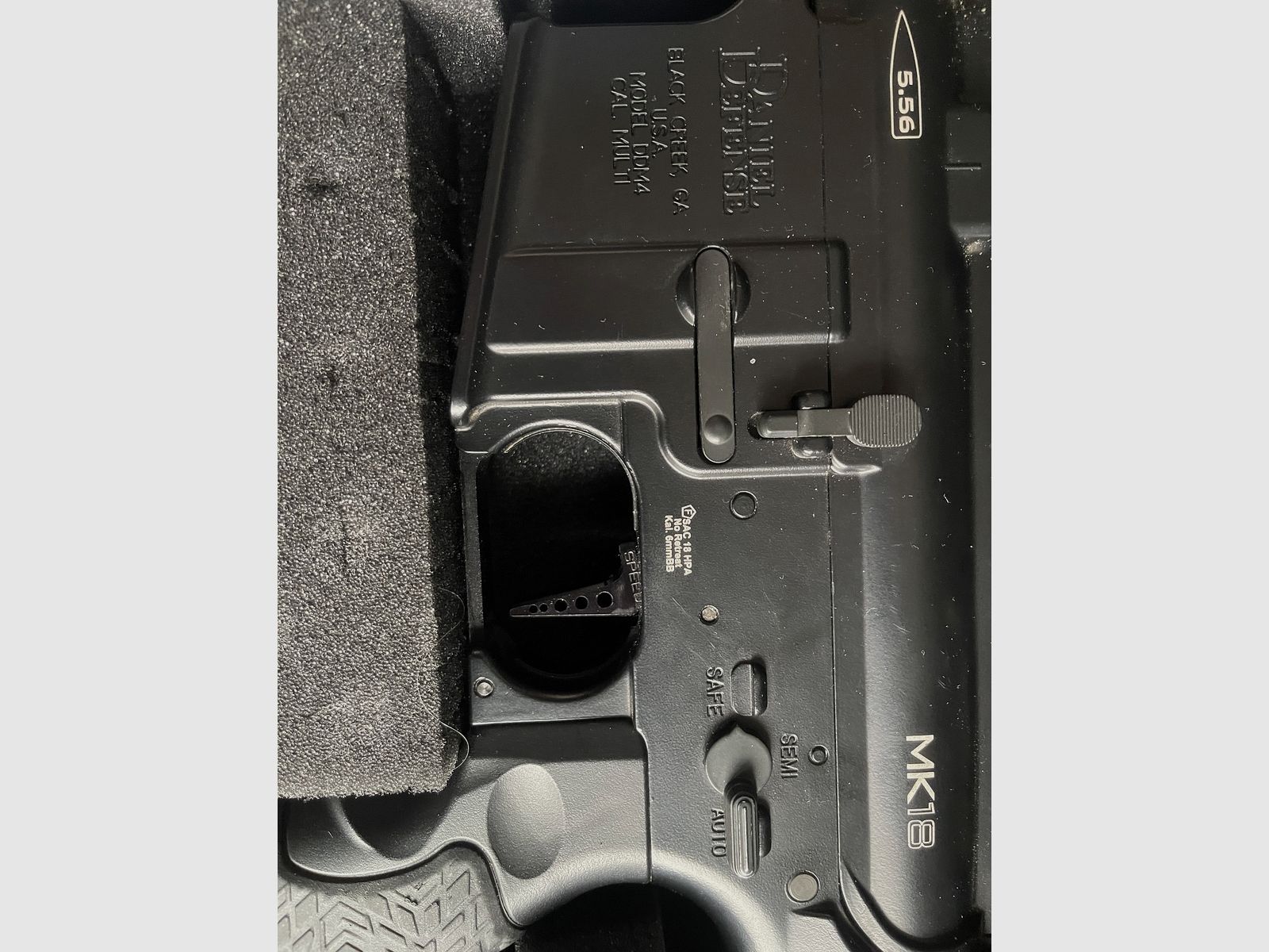 Daniel Defense MK18 HPA Sac