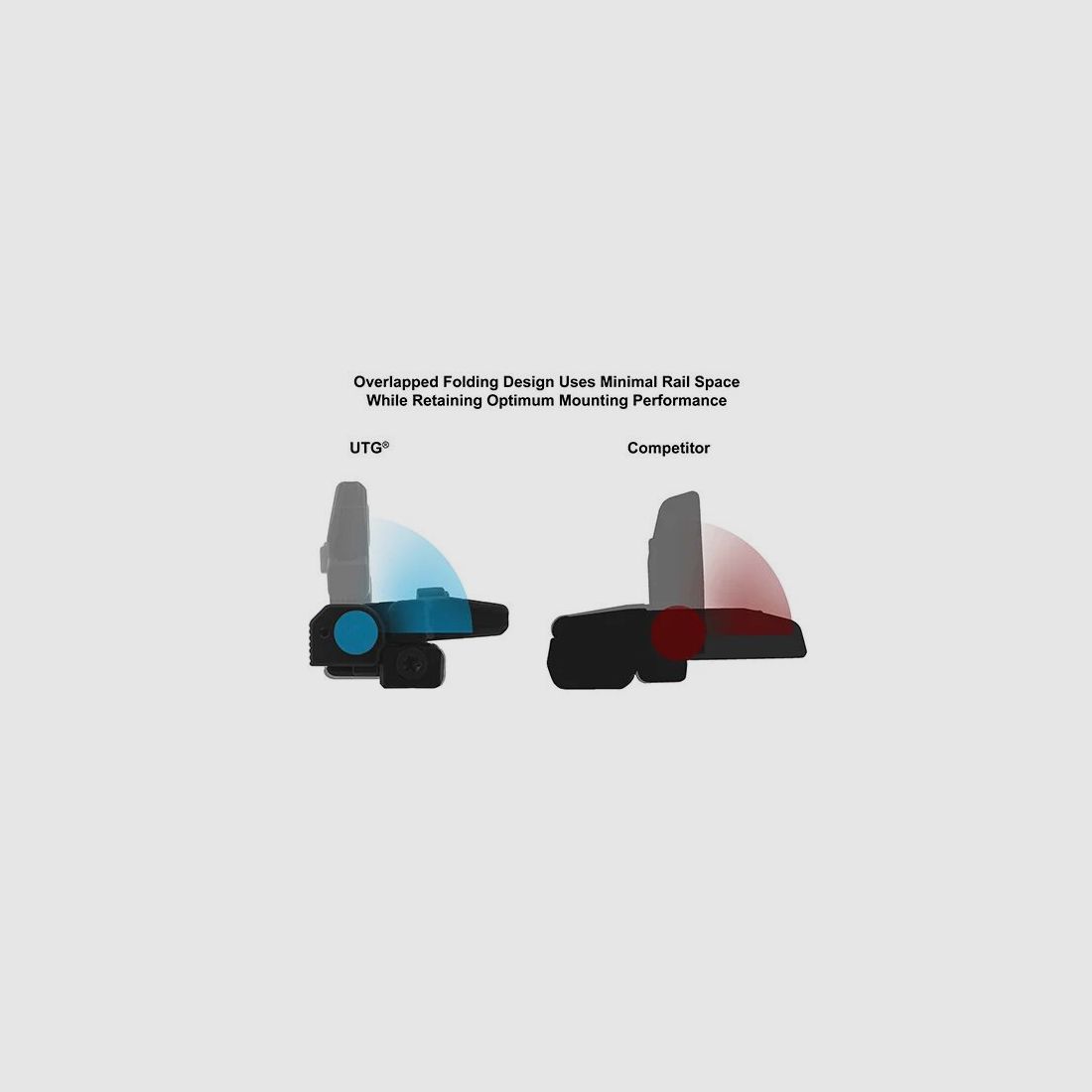UTG ACCU-SYNC AR-15 klappbares Frontvisier - Korn