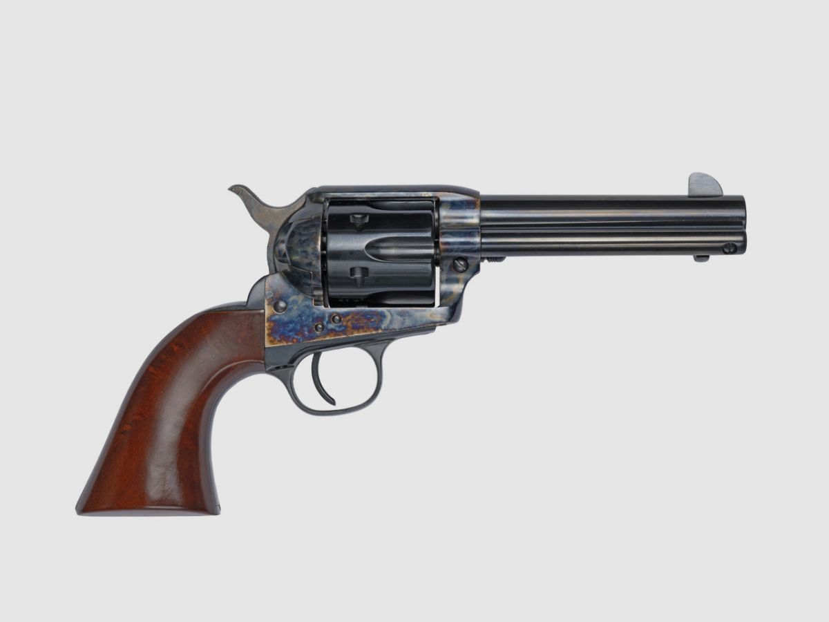 REV UBER 1873 CATTLEMAN .QD 44/40 7.1/2" NEUES MODELL BLAUSTEEL, Bild 3 von 20