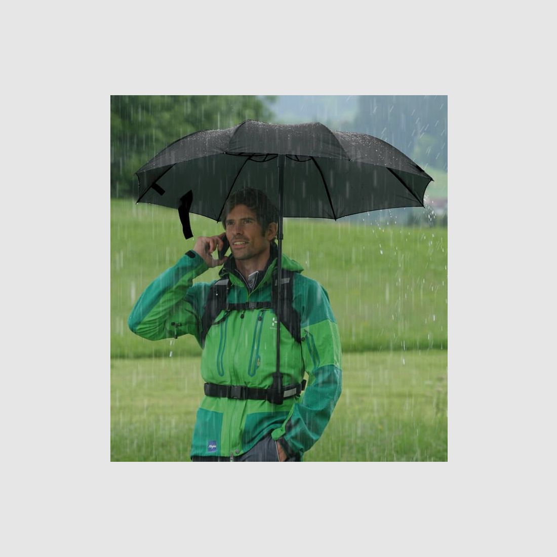 Parasol trekkingowy Euroschirm TeleScope z funkcją handsfree