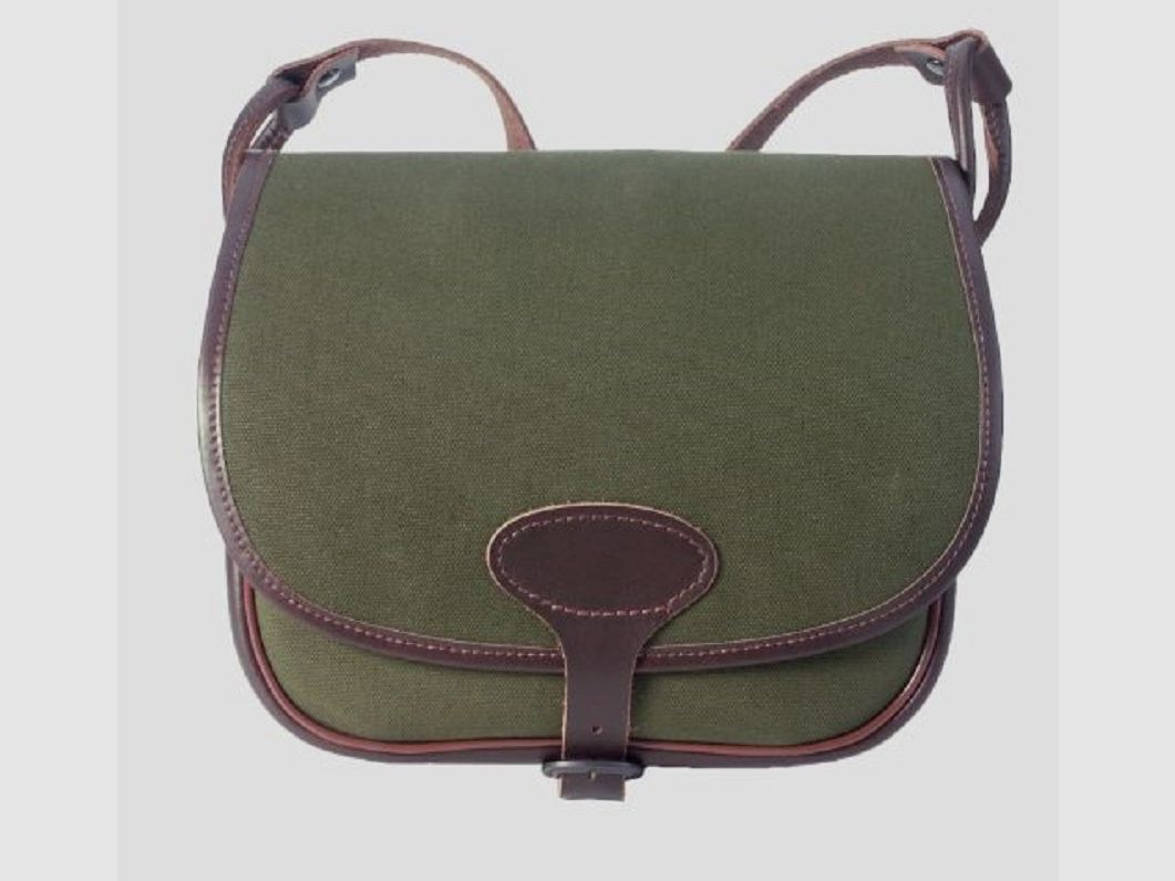 Fritzmann - Jagdtasche Leder mit Segeltuch