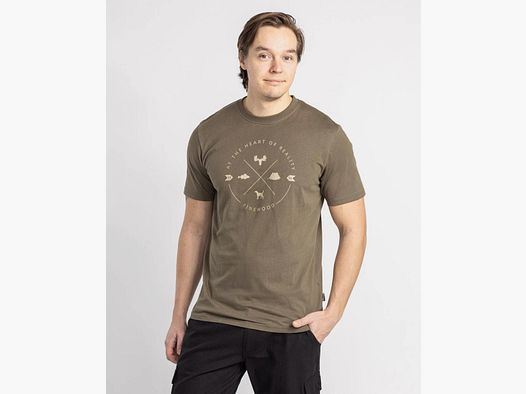Pinewood Finnveden trail T-shirt M Olive