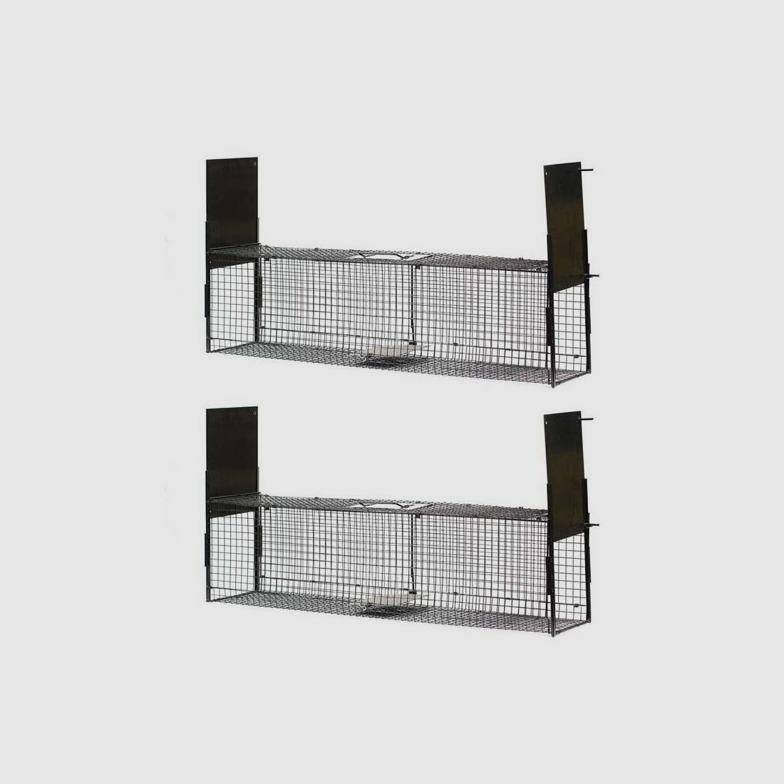 Zestaw 2 pudełek na drapieżniki dwa wejścia 100x25x28
