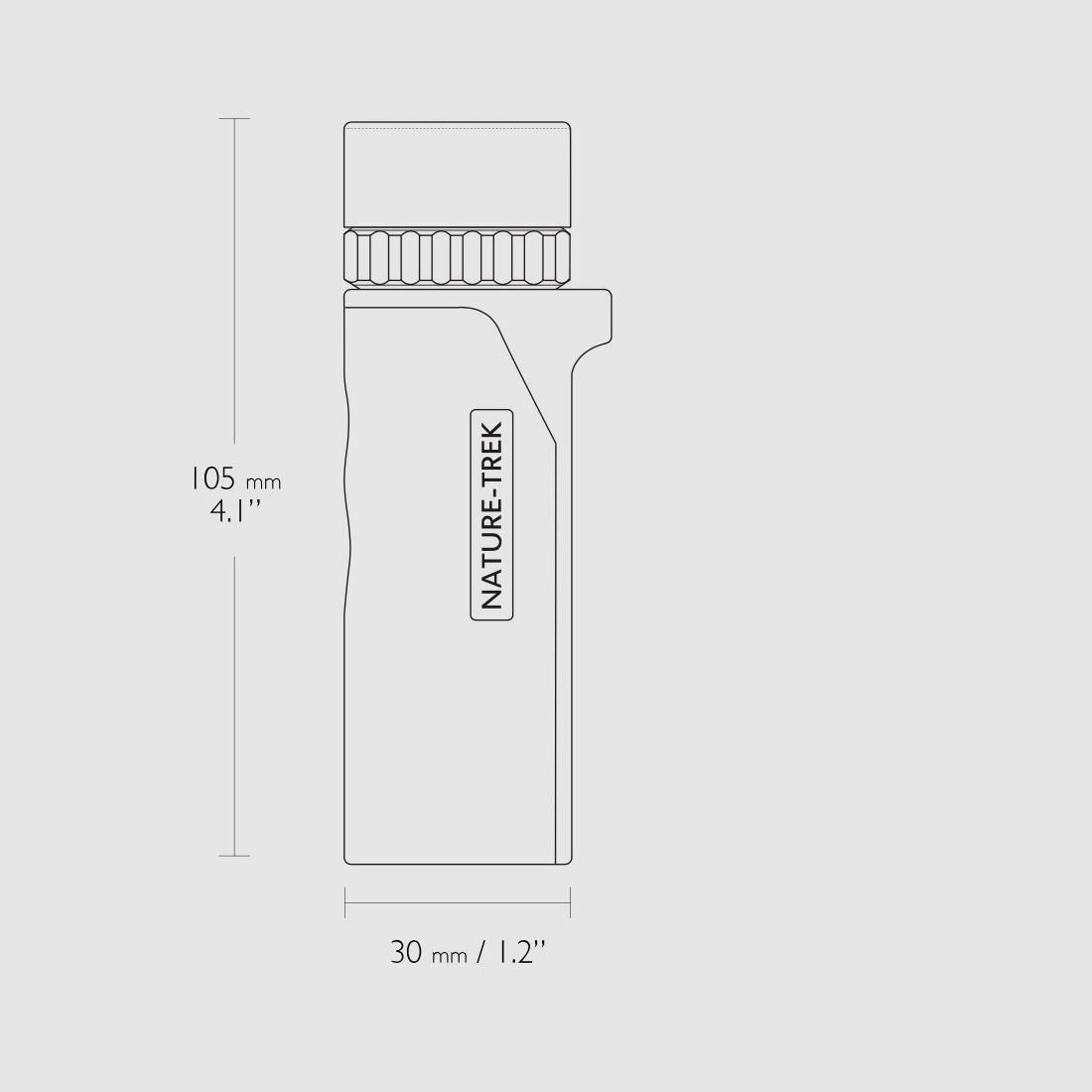 HAWKE 35211 Monokular Nature Trek 10x25 Grün