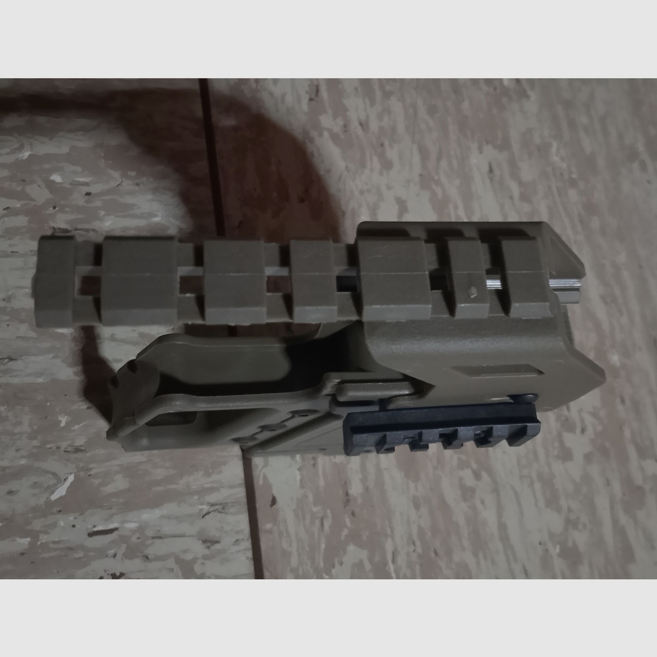Carabine kit Glock 17 Gen 4 und 5 tactical Magazinkampfkit we marui te g 18 19 26 neu  Beige picatinny 