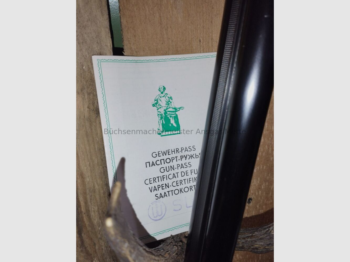 Suhler DF Modell 127 incl original Waffenpass 127