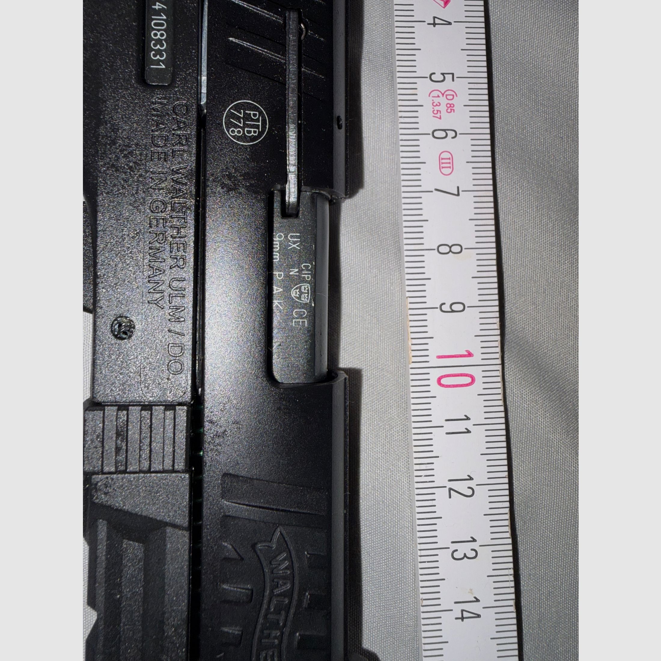 Walther P22 pistolet à blanc (cal. 9 mm P.A.K.), image 5 sur 14