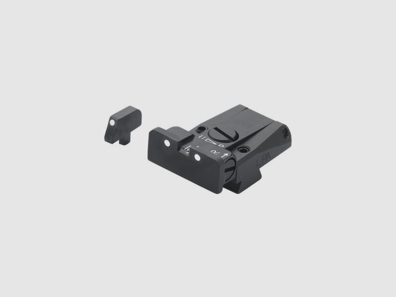 LPA-Visier LPA Sights Fiberglasvisier + Korn für Pistole Colt Goc´t 1911-A1