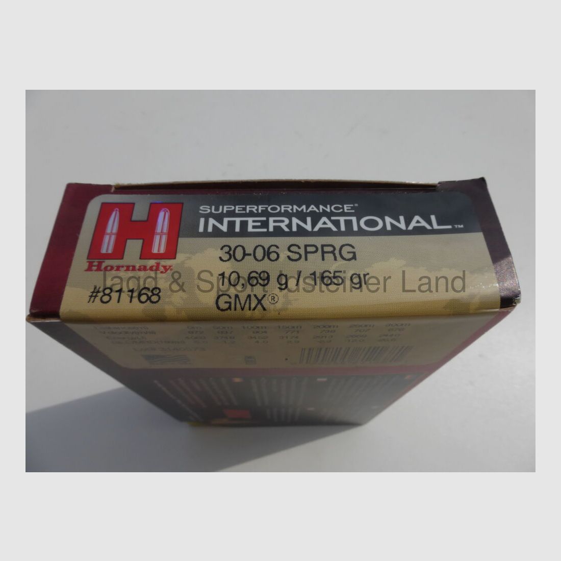 Hornady Superformance, GMX, 165grs
