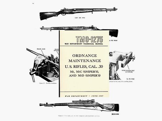 Nachdruck US-Dienstvorschrift M1 Garand Instandsetzung von 1947