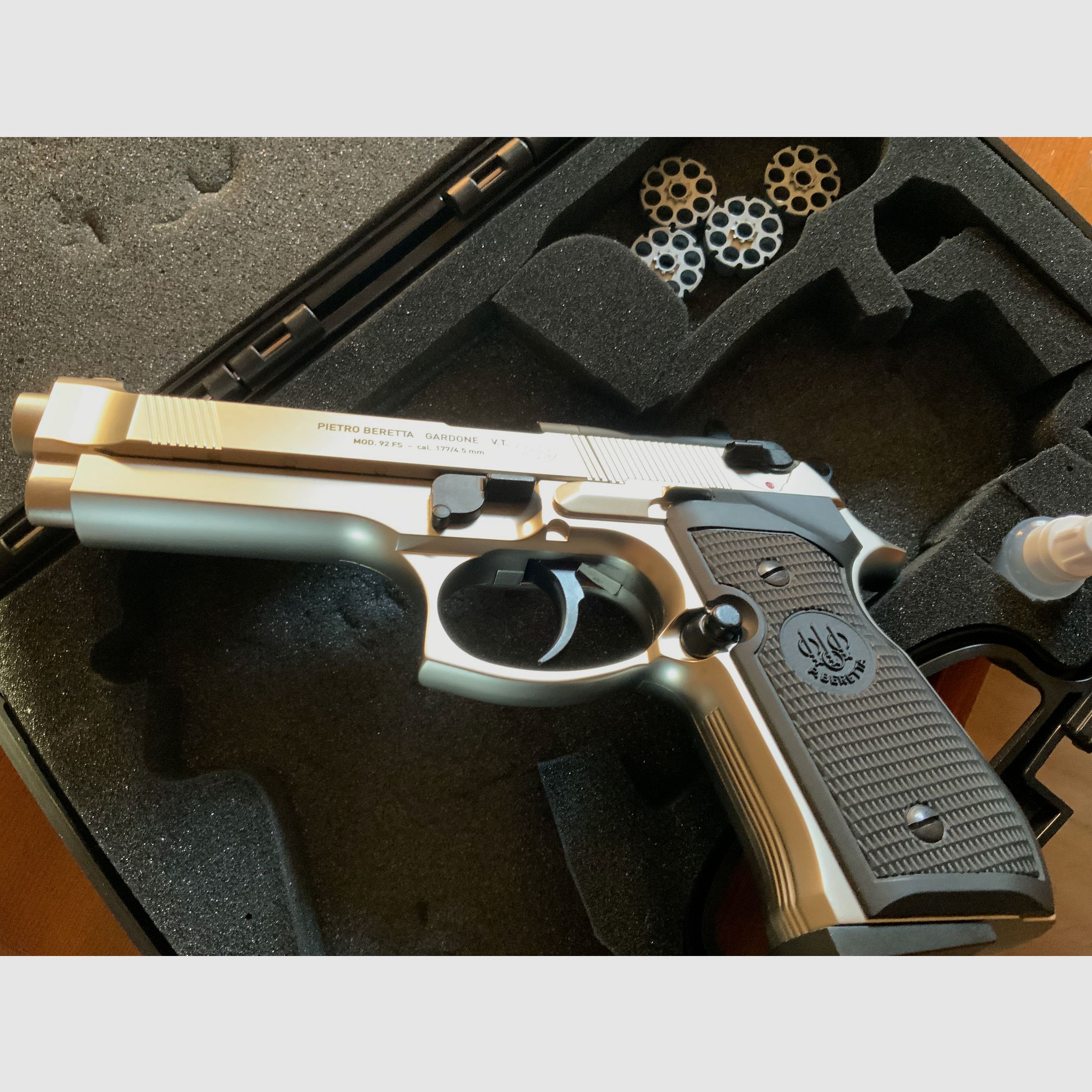 Luftpistole Beretta Mod. 97 FS 4,5mm Diabolo vernickelt