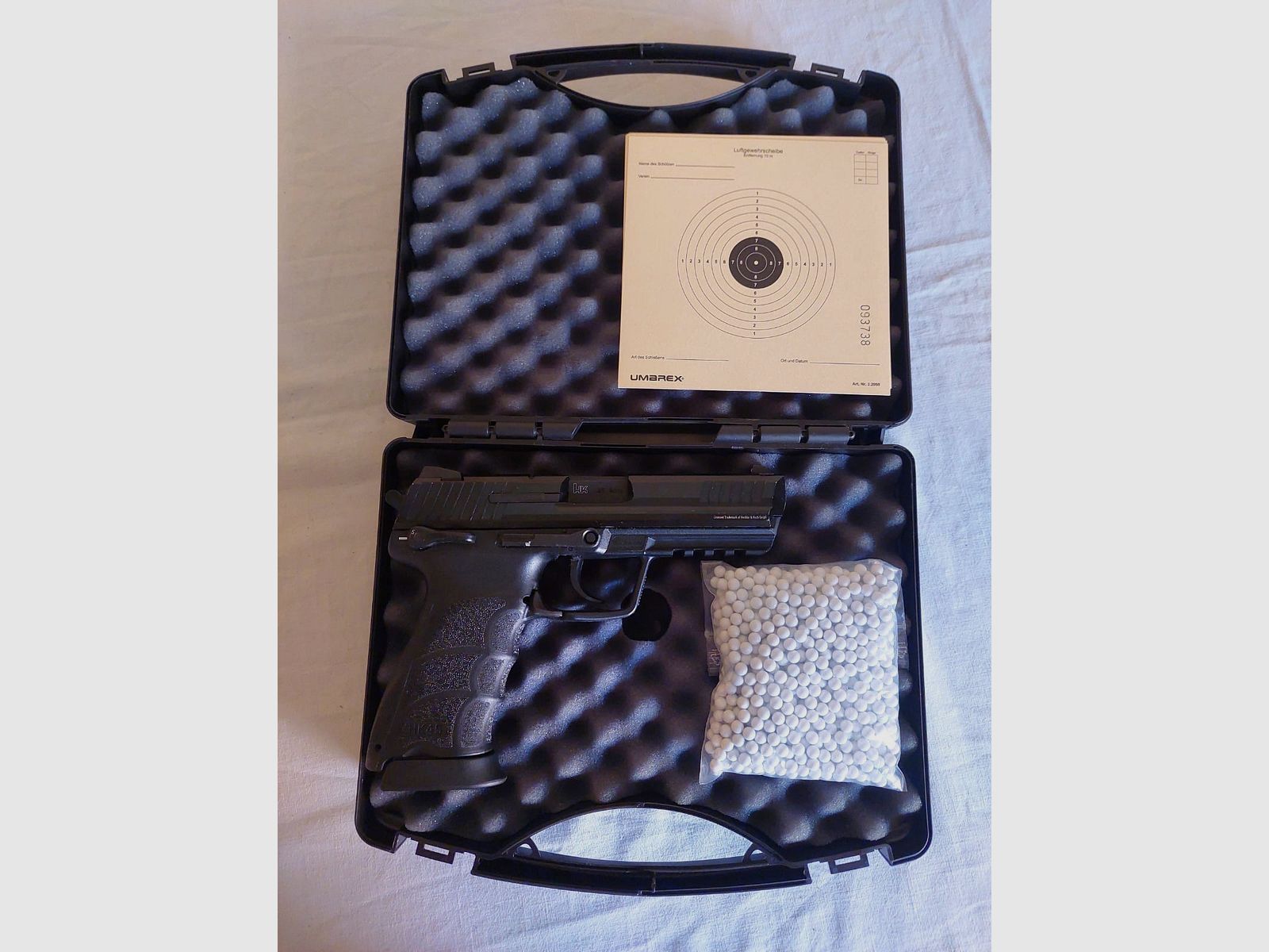 HK 45  6mm GBB + accesorios