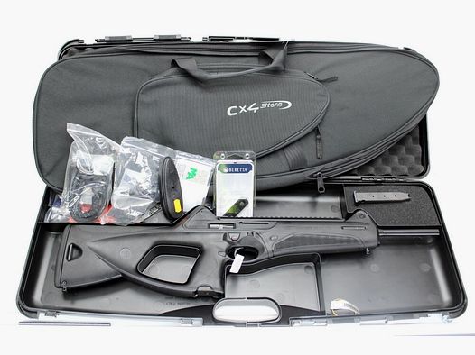 Fusil SL Beretta Cx4 Storm incluant rail Picatinny 3 en 1, sac, sangle, Ko 9mm Luger