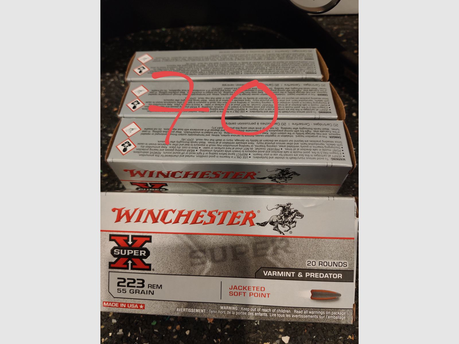 Winchester 223 soft point / PPU