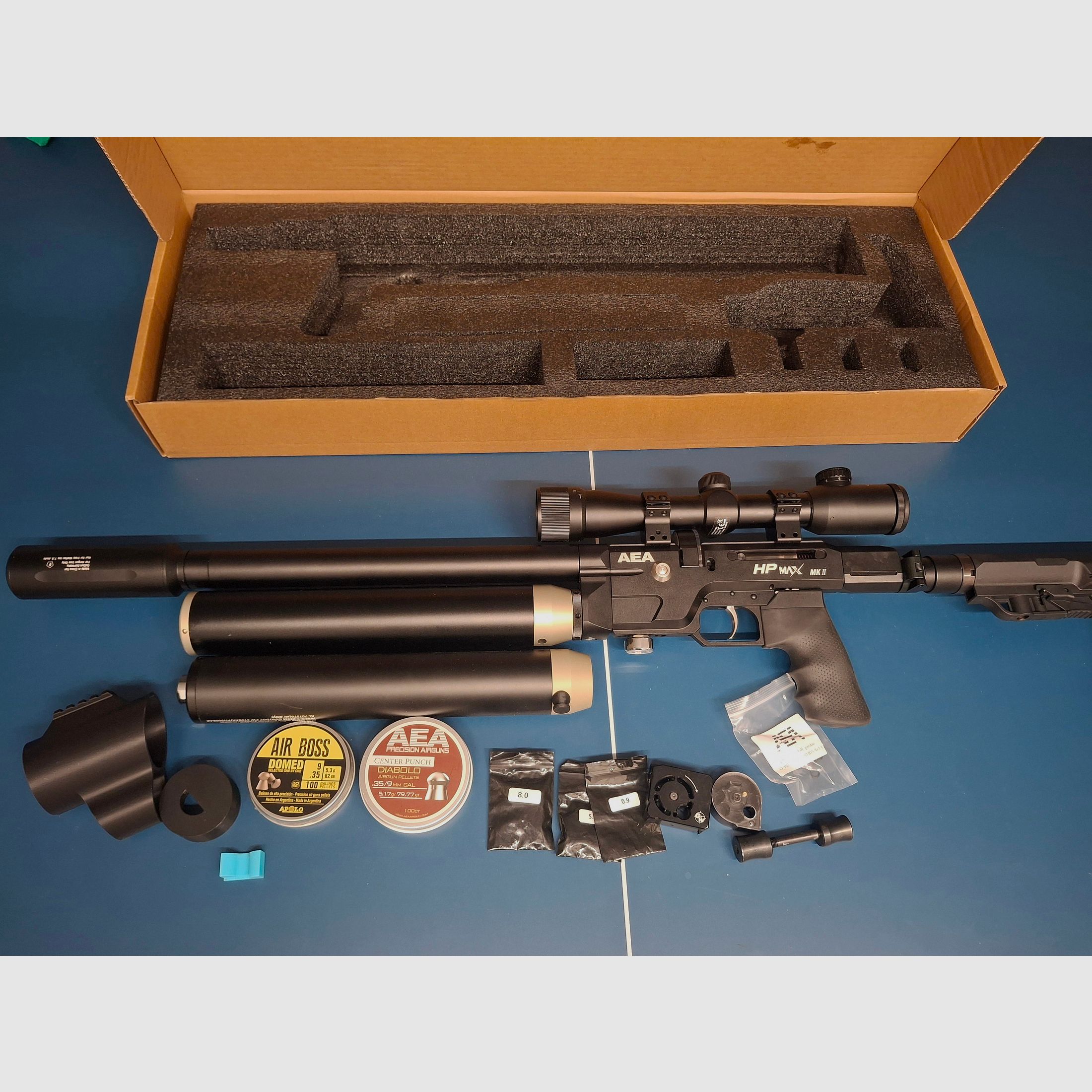 AEA  HPMAX  MK2 ZWEI TANKS DREI MAGAZINE  u.s.w