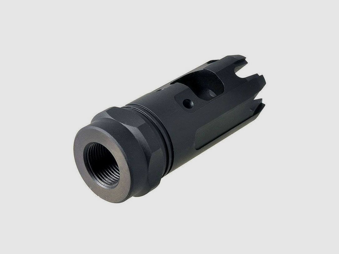Strike Industries MK9 1/2x28 Hybrid Mündungsbremse Kompensator Mündungsfeuerdämpfer AR15-9 9 mm PCC