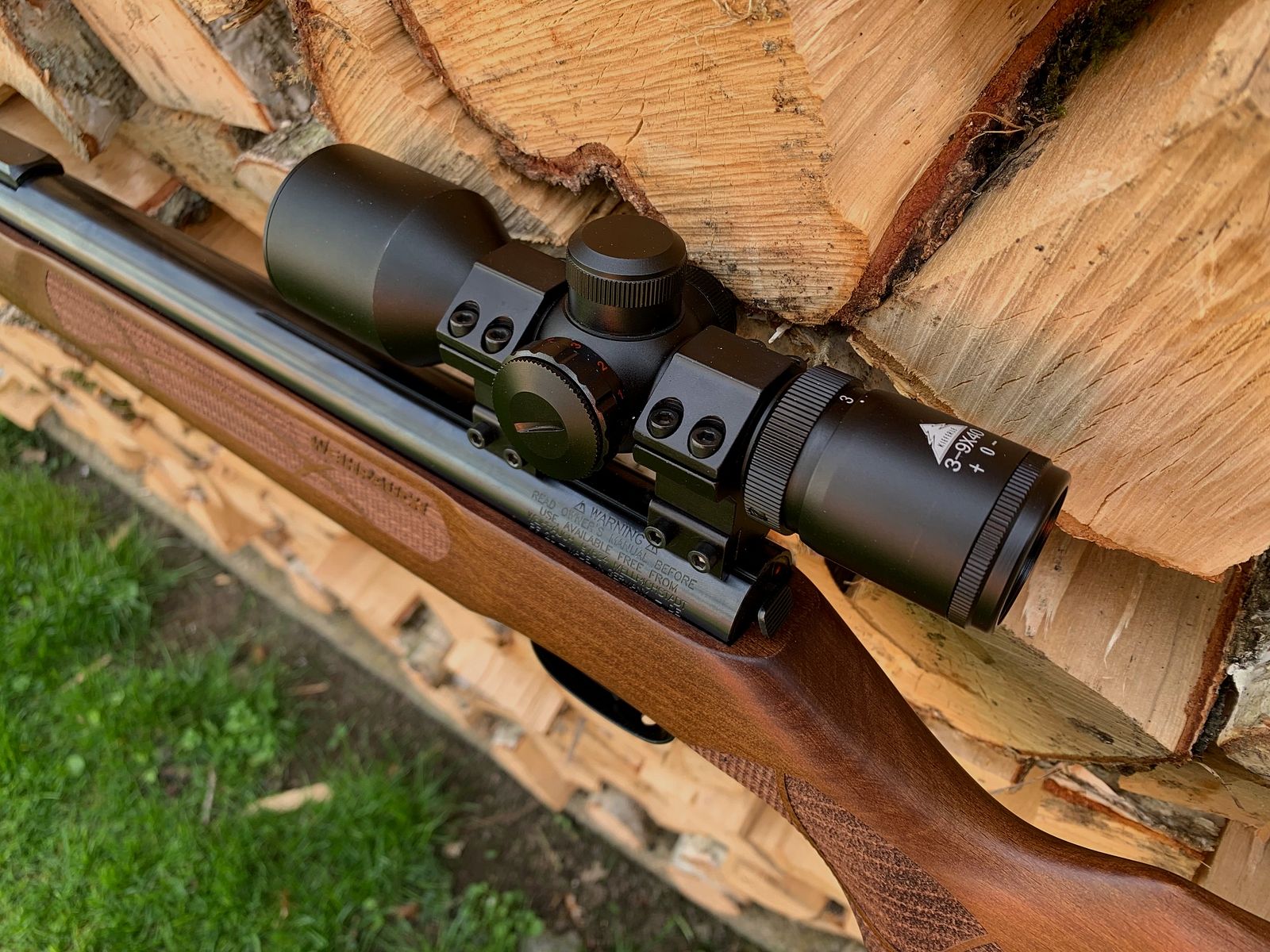 Weihrauch HW 50 M/II con silenziatore calibro 4,5mm e cannocchiale 3-9x40 compatto