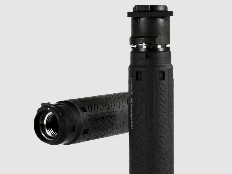 B&T Print-X RBS FullSize 7.62 / .30, INCONEL CERAKOTE Negro M.A.R.S. Gen2