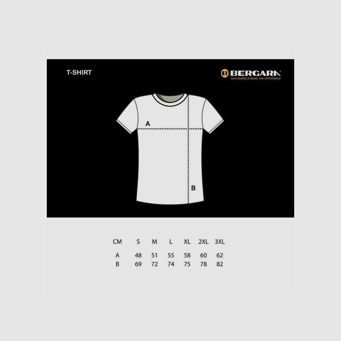 Unisex T-Shirt Bergara Wilderness Circle Grau, Bild 4 von 4