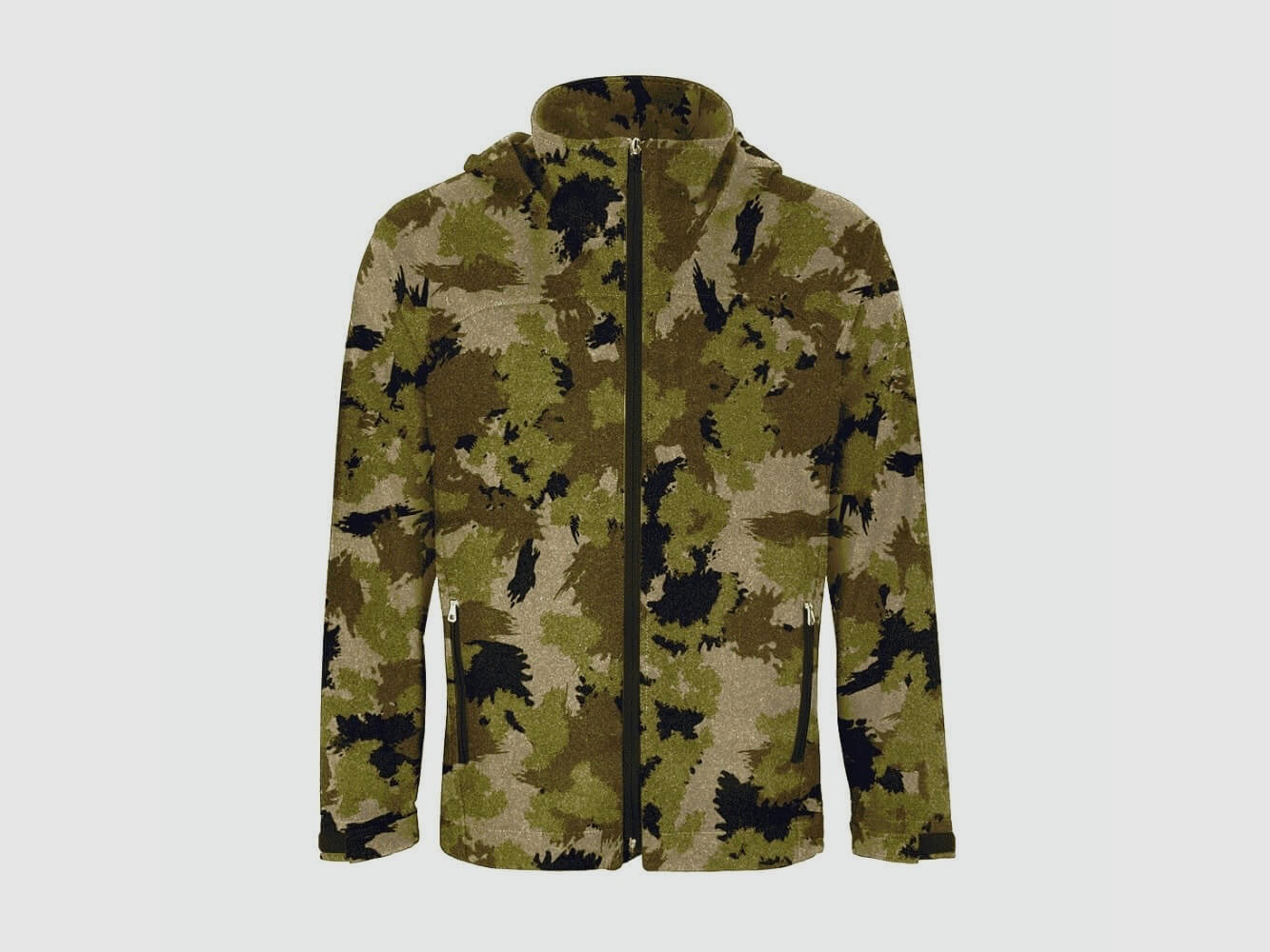 Hedlund Vik Ultralight Silent Forest Merino Camo Windbreaker - M