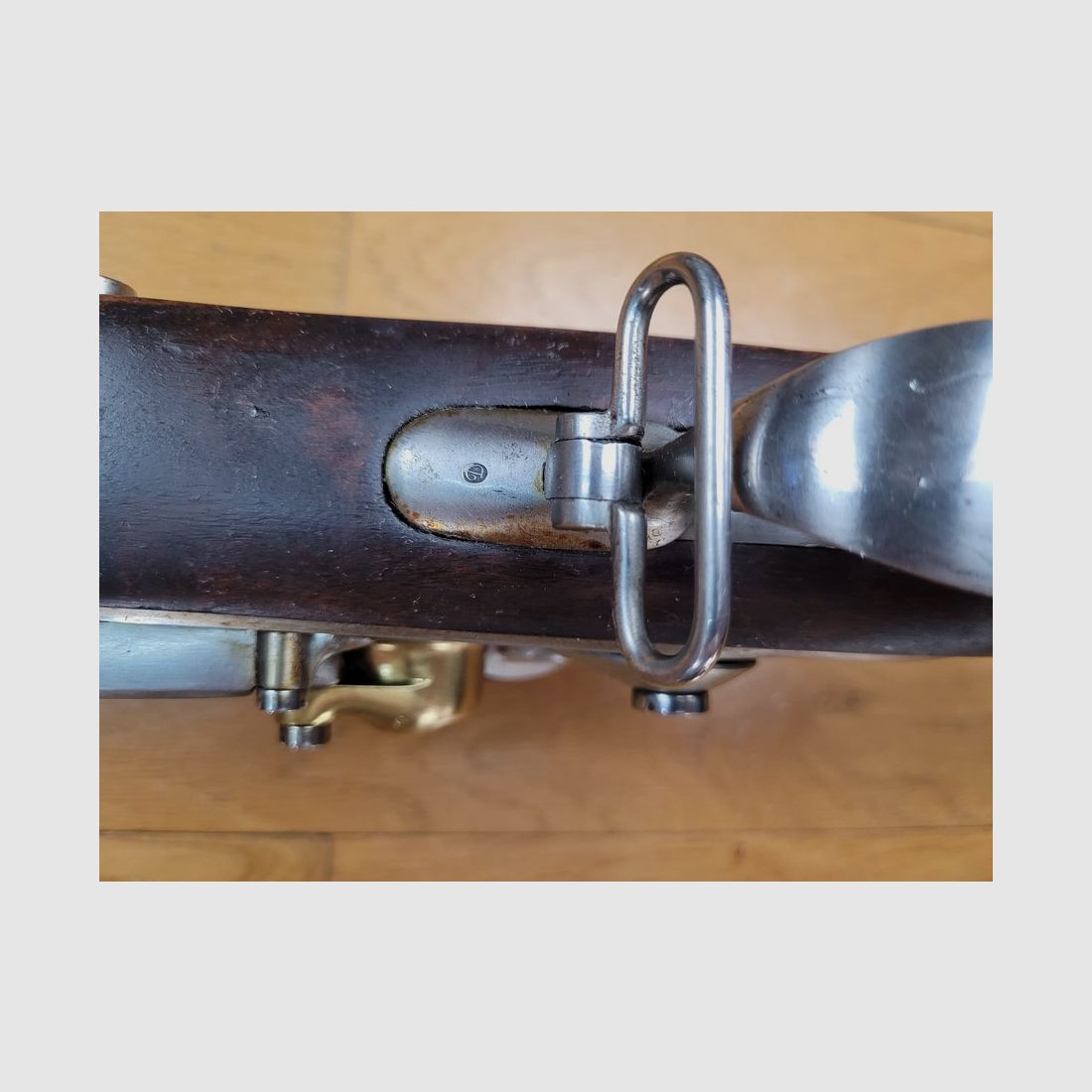Wunderschöne Steinschlossbüchse Modell 1816 – Voltigeur-Waffe – Saint-Étienne Mai 1821 Schöne einheitliche Stempel – Wunderschönes Holz Seltene Waffe, Bild 17 von 30