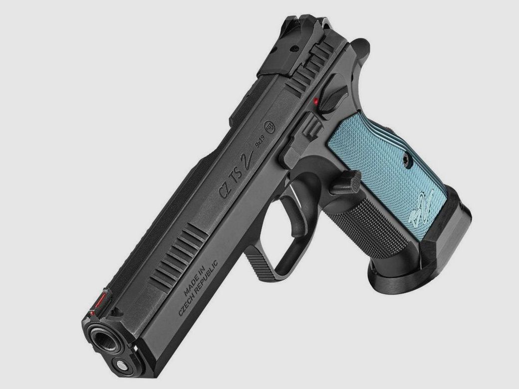 Halbautomatische Pistole CZ TS 2 blue aus Sonderposten für die USA