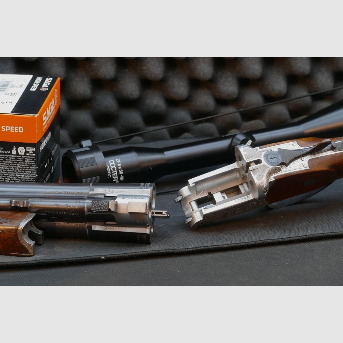 Krieghoff Super Dural Bohrung mit Keppeler Einstecklauf in .22Hornet VVV (7x57R, 16/70 und 16/70)