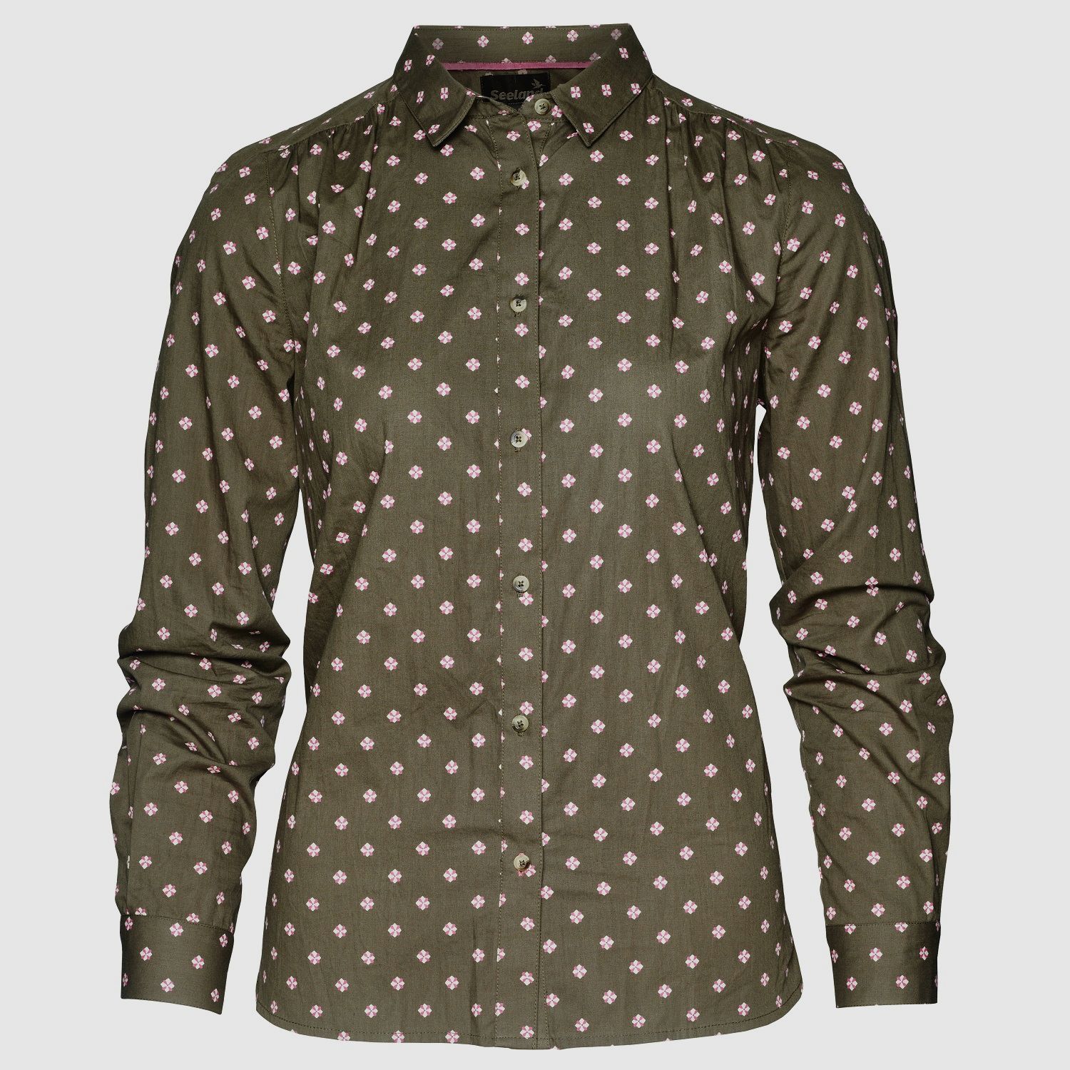 Seeland Erin Damesblouse Groene Tegel
