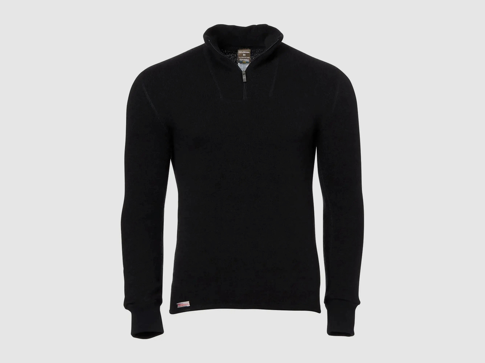 Woolpower Woolpower Pull col roulé zippé 400 - Pine Green / S Homme