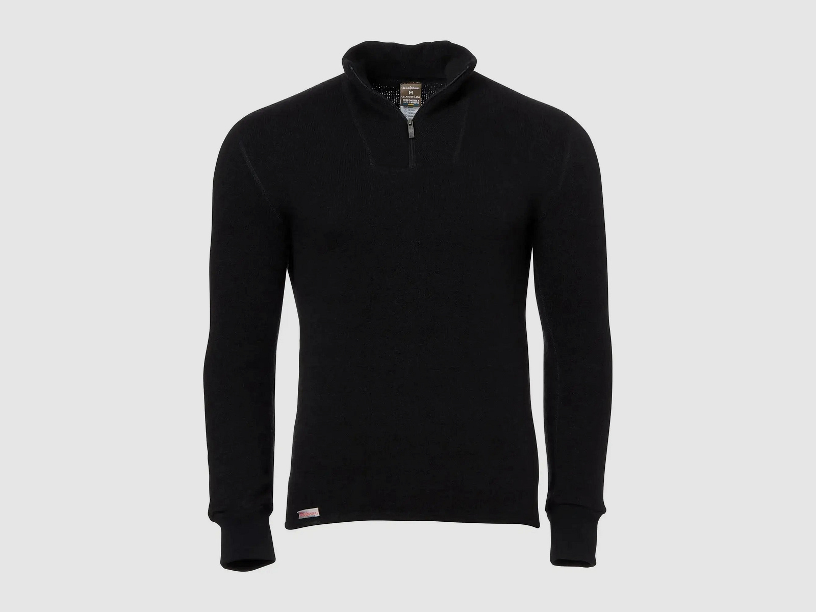 Woolpower Woolpower Sweter z golfem na zamek 400 - Pine Green / S Męski