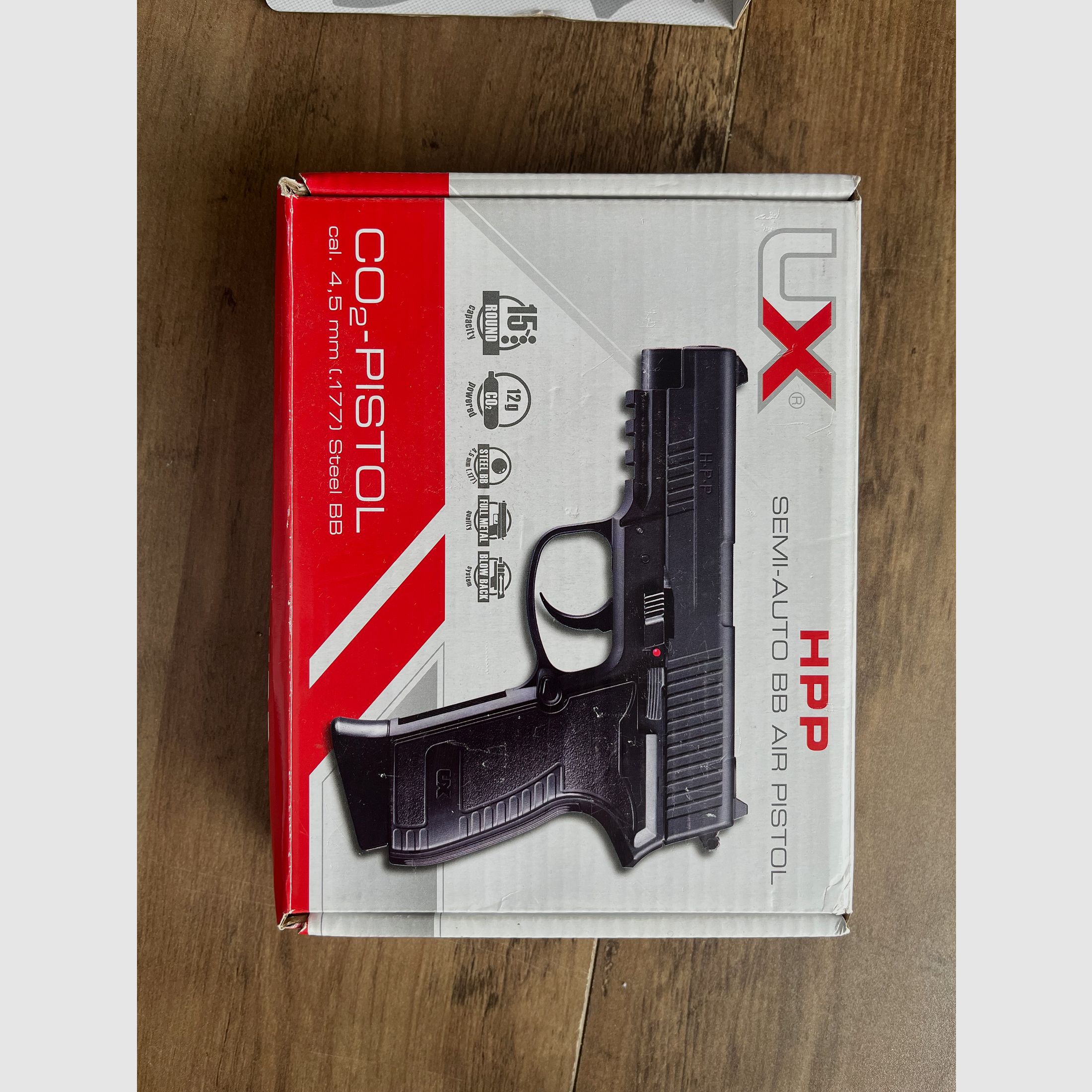Umarex HPP 4,5 mm staal BB blowback Co2-pistool
