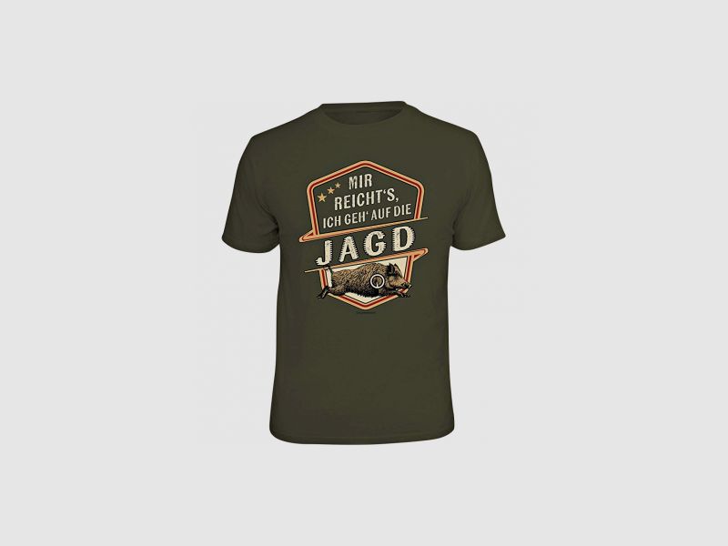 Kaderloos heren T-shirt "Ik heb er genoeg van, ik ga jagen" | XXL