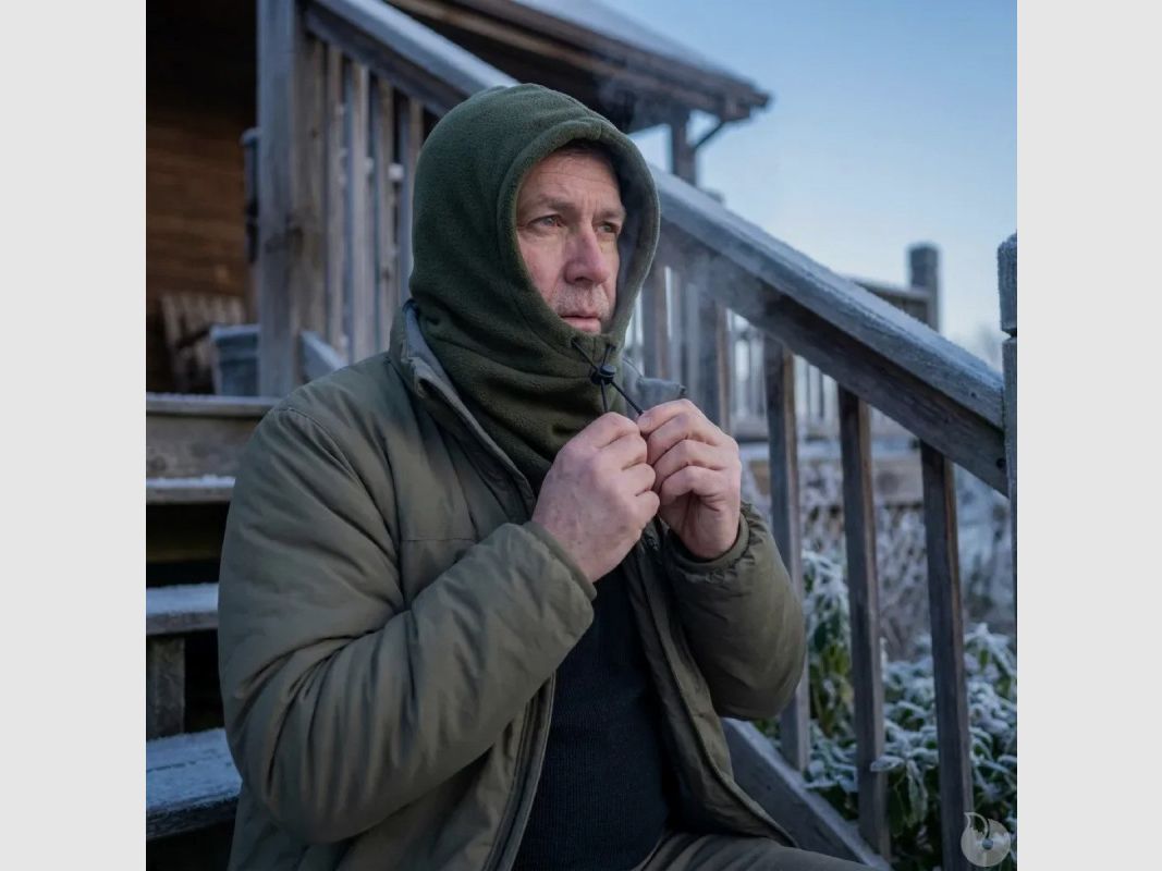 Ultra-soft and warm fleece hood - Adjustable and comfortable, image 1 of 9