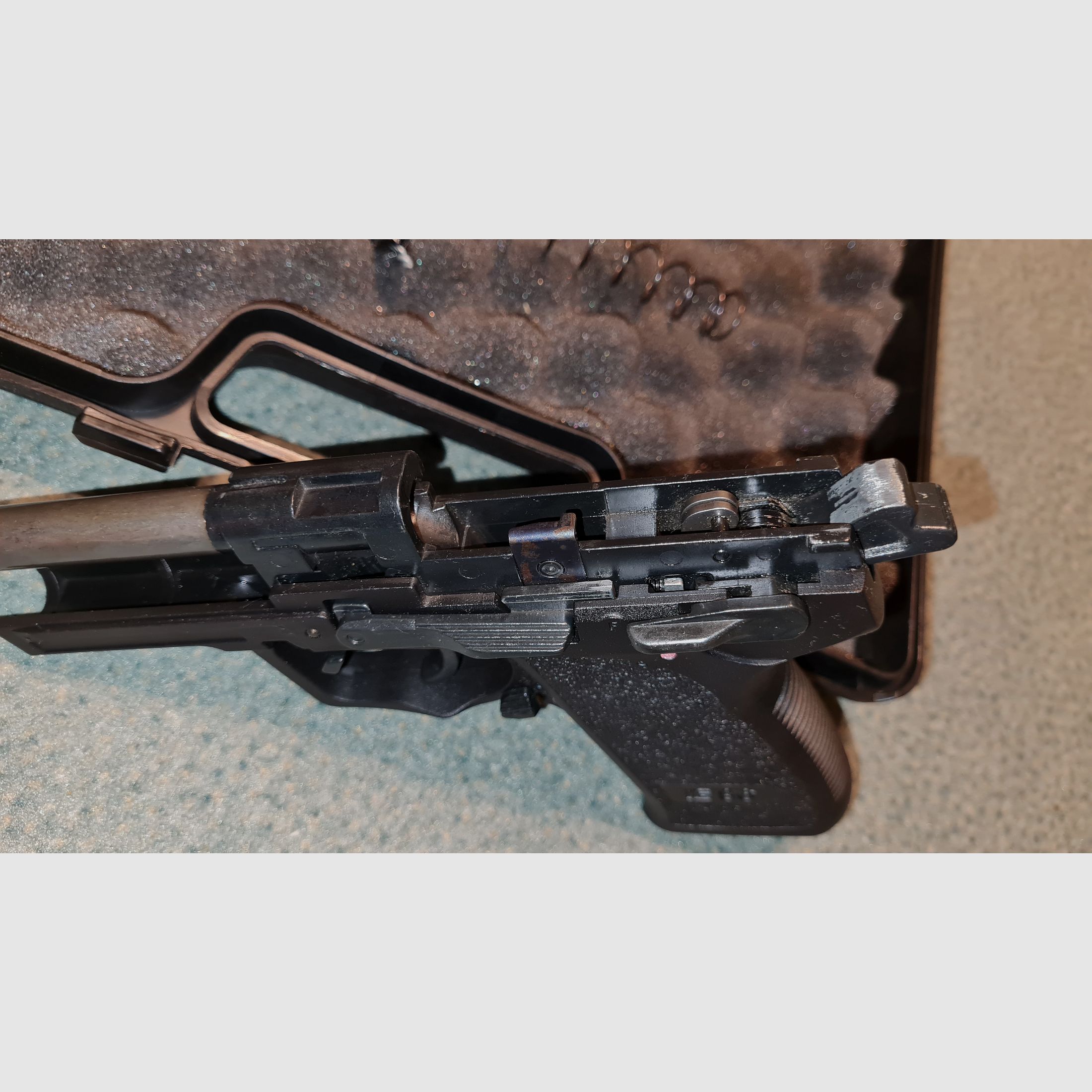 Röhm RG 96 Schreckschuss Pistole vernickelt