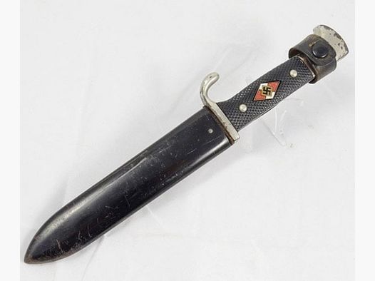 Original travel knife HJ with motto from Wk2 (Horster Solingen)