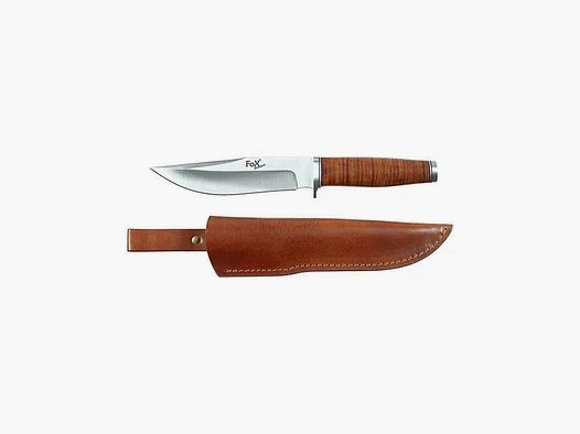 Fox Outdoor Fox Outdoor Fahrtenmesser Ranger 16 mit Ledergriff und Scheide