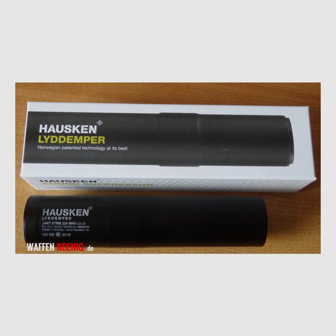 Hausken HAUSKEN SCHALLDÄMPFER: JD 224 XTRM MK2 FÜR CAL. 30