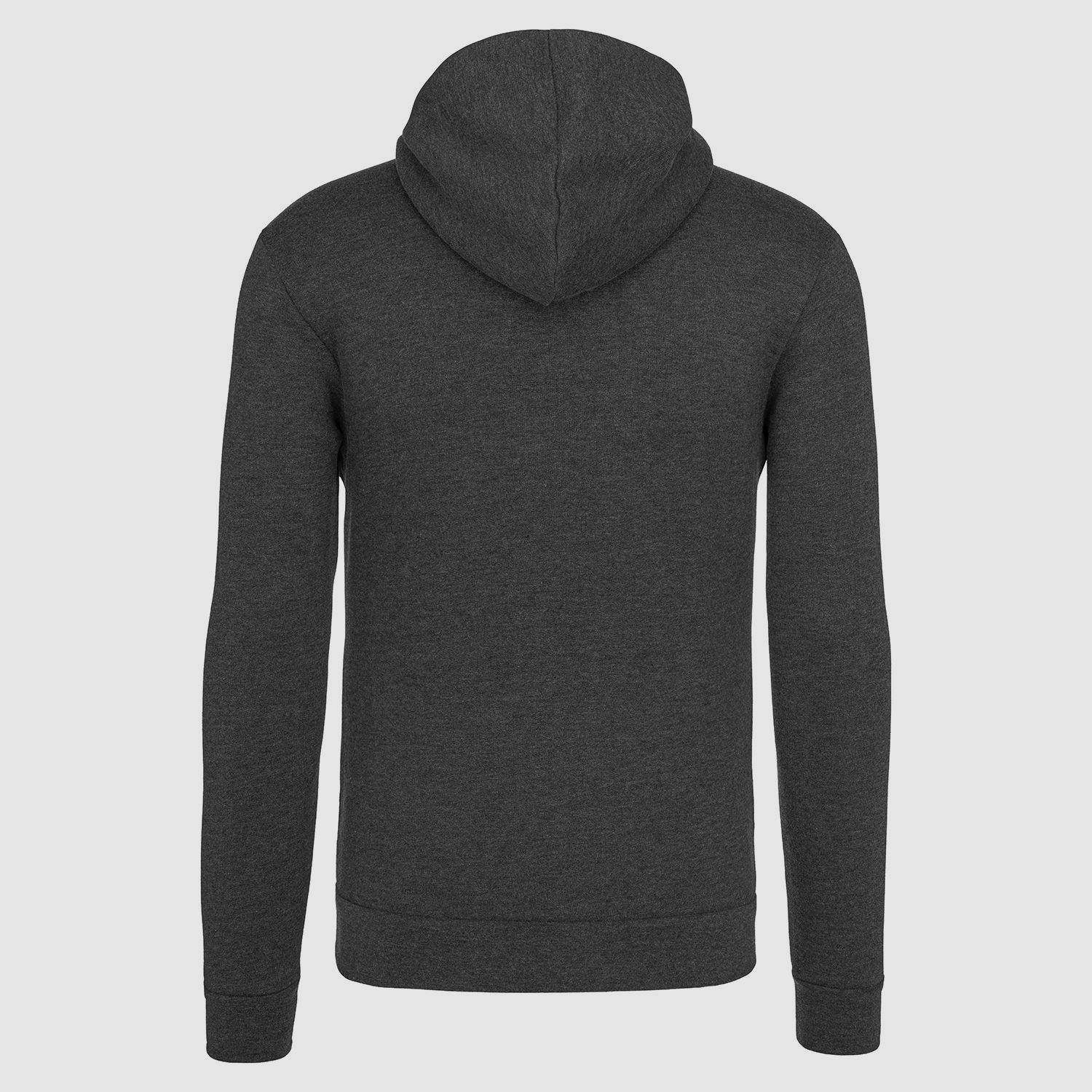 GLOCK Sweat Hoodie „Perfection“ – Grau Melange – hoher Kragen, Kapuze, Fleece innen, Größe XL