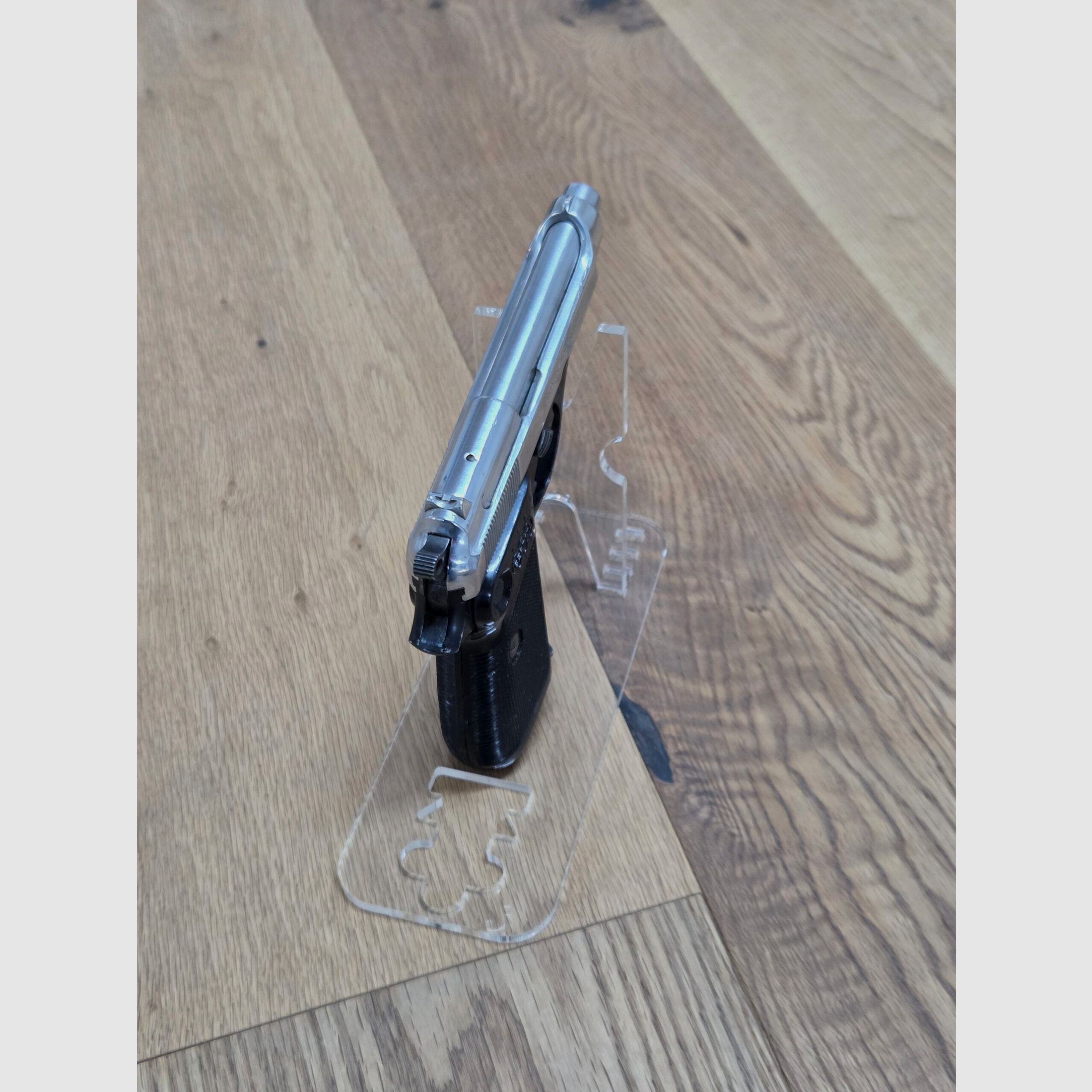 Beretta Mod. 70 pistol 7.65 mm Browning used, nickel-plated slide, image 4 of 5