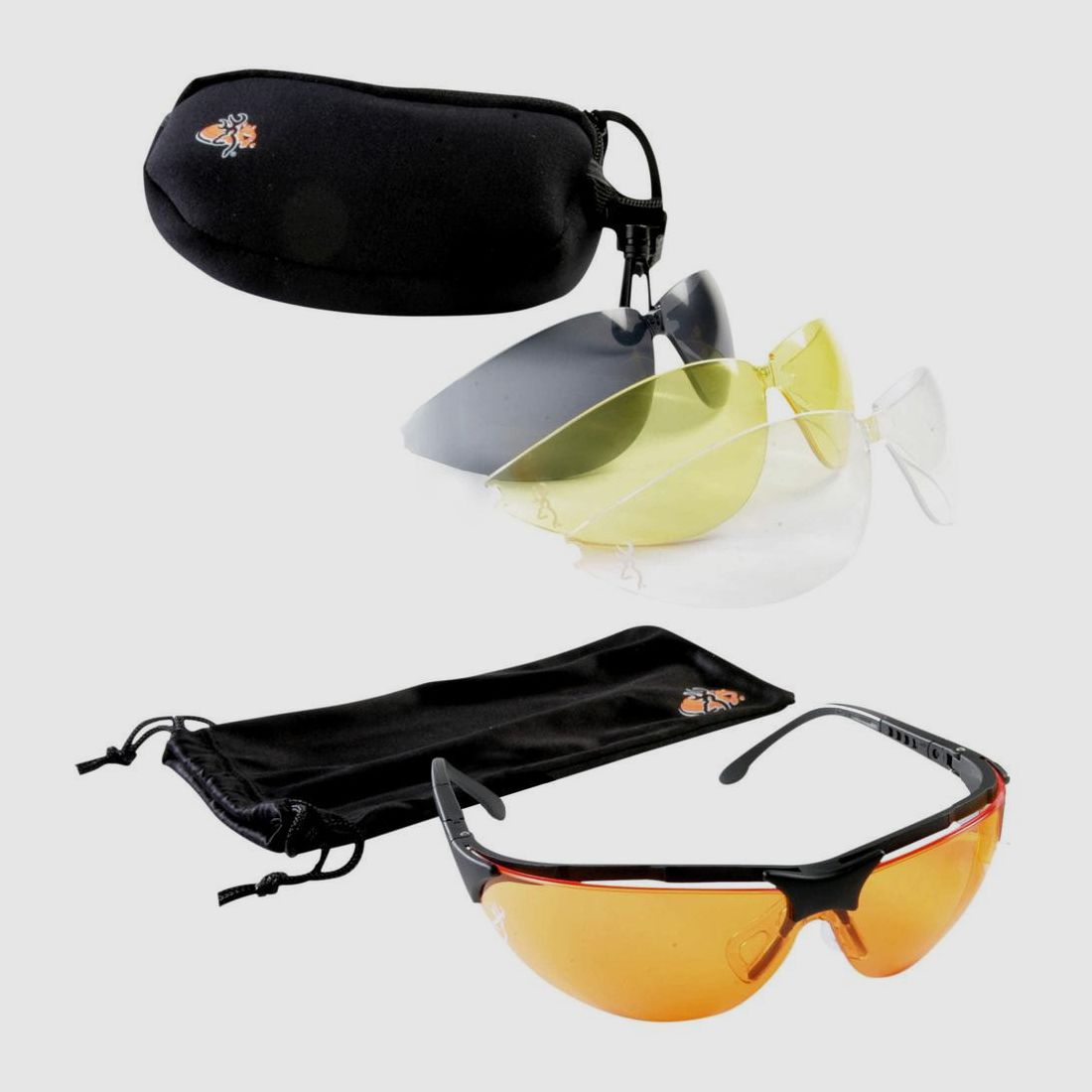 Occhiali di Sicurezza Browning Claymaster - Lenti Anti-UV - Comfort e Sicurezza Ottimali, immagine 14 di 14