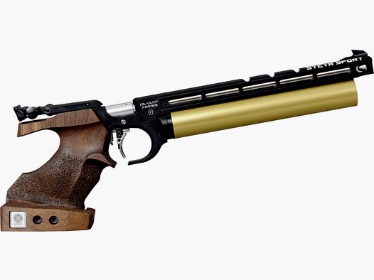 Steyr Mod. EVO 10 schwarz, Kartusche gold