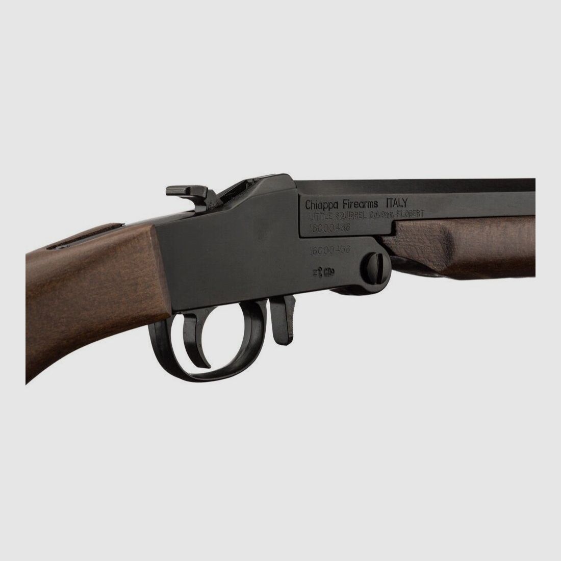 Składana karabina jednostrzałowa Little Badger drewno Kal. 9 mm Flobert Wykończenie: Brązowe, zdjęcie 4 z 8