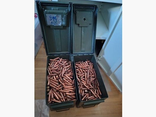STV Scorpio 7.62x39mm 1500 rounds copper-plated steel case